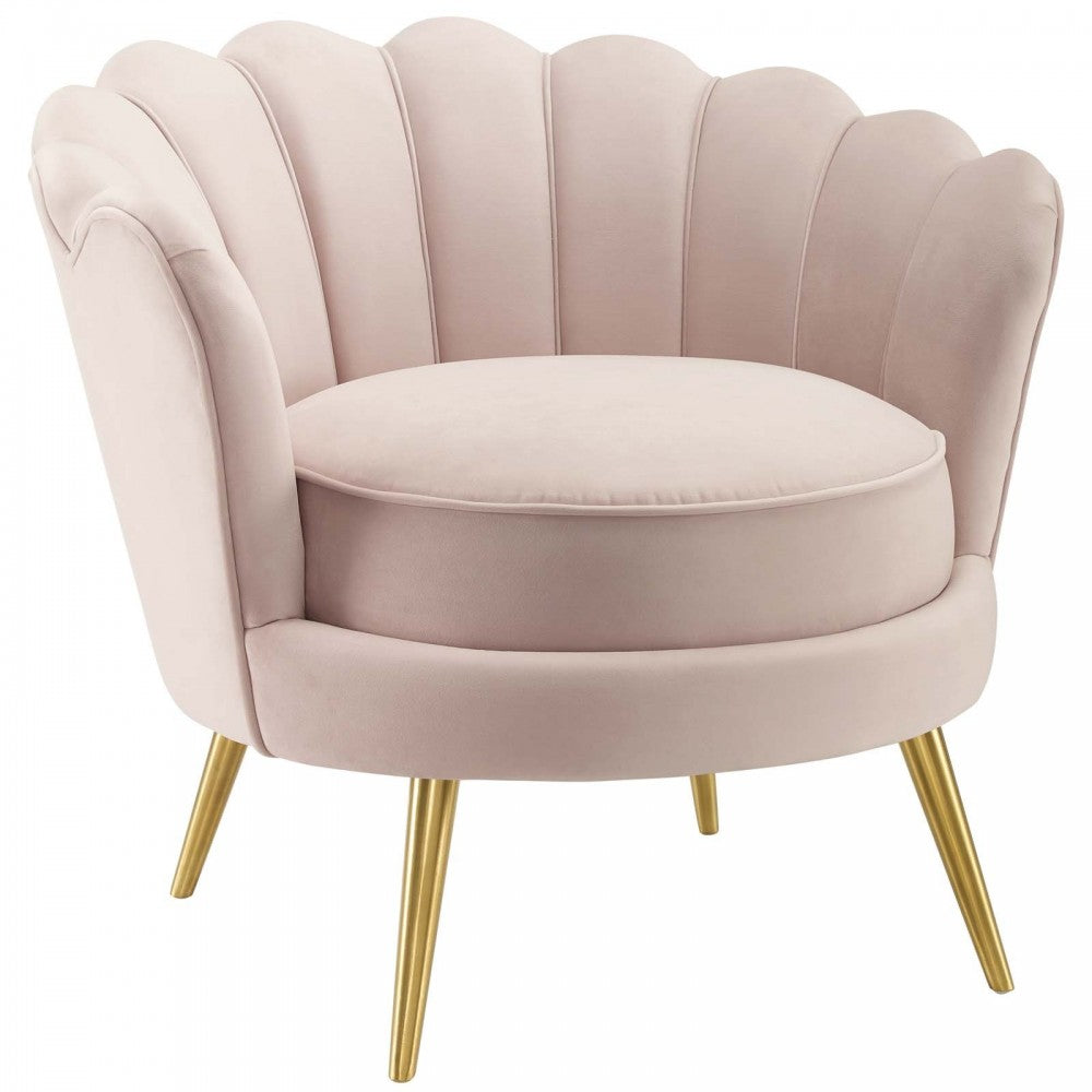 Admire Accent Armchair Performance Velvet Set of 2, Pink
