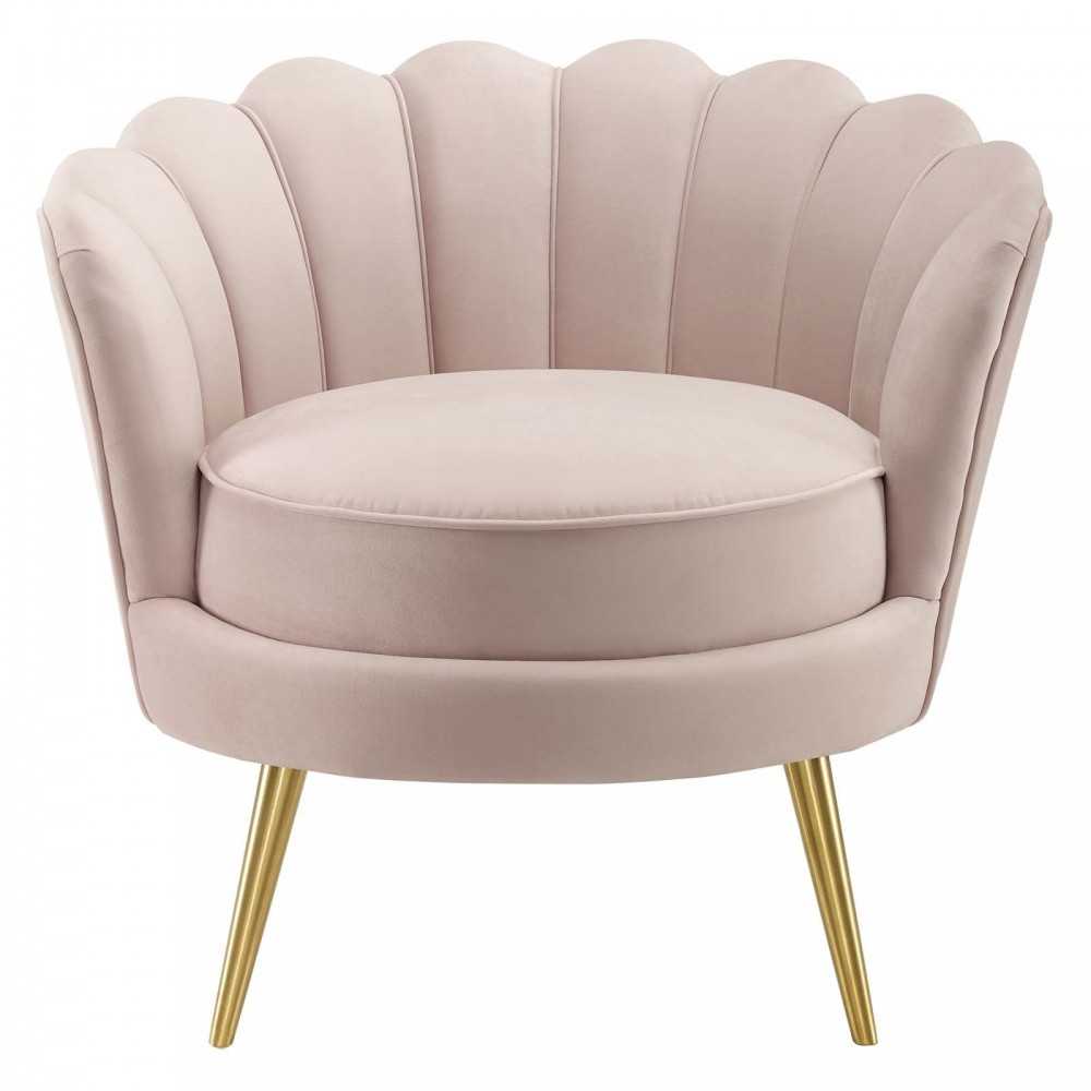 Admire Accent Armchair Performance Velvet Set of 2, Pink