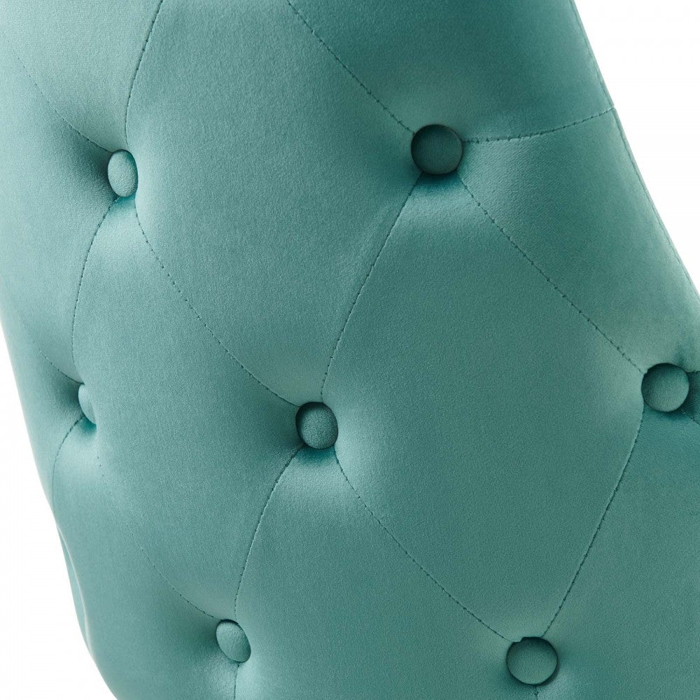 Adorn Dining Side Chair Performance Velvet Set of 2, Teal