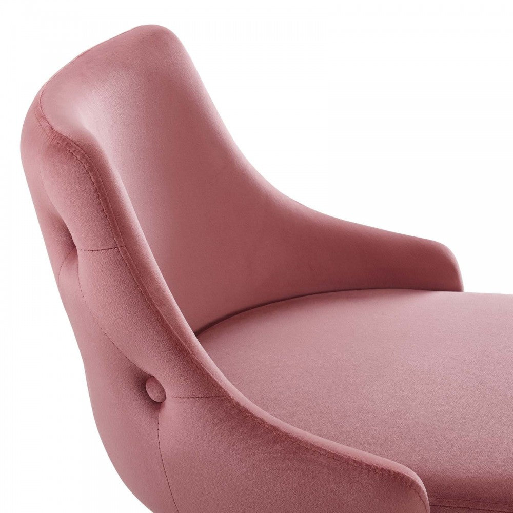 Adorn Performance Velvet Bar Stool Set of 2, Dusty Rose