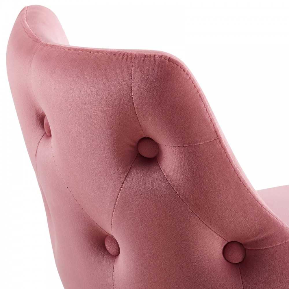 Adorn Performance Velvet Counter Stool Set of 2, Dusty Rose