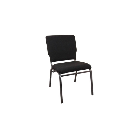 Advantage Black Multipurpose Church Chairs - 18.5 in. Wide