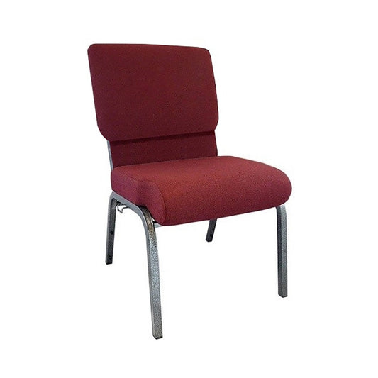 Advantage Maroon Church Chair 20.5 in. Wide