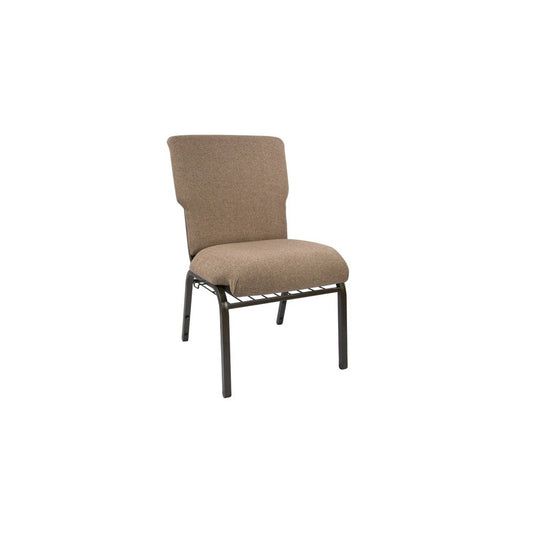 Advantage Mixed Tan Discount Church Chair - 21 in. Wide