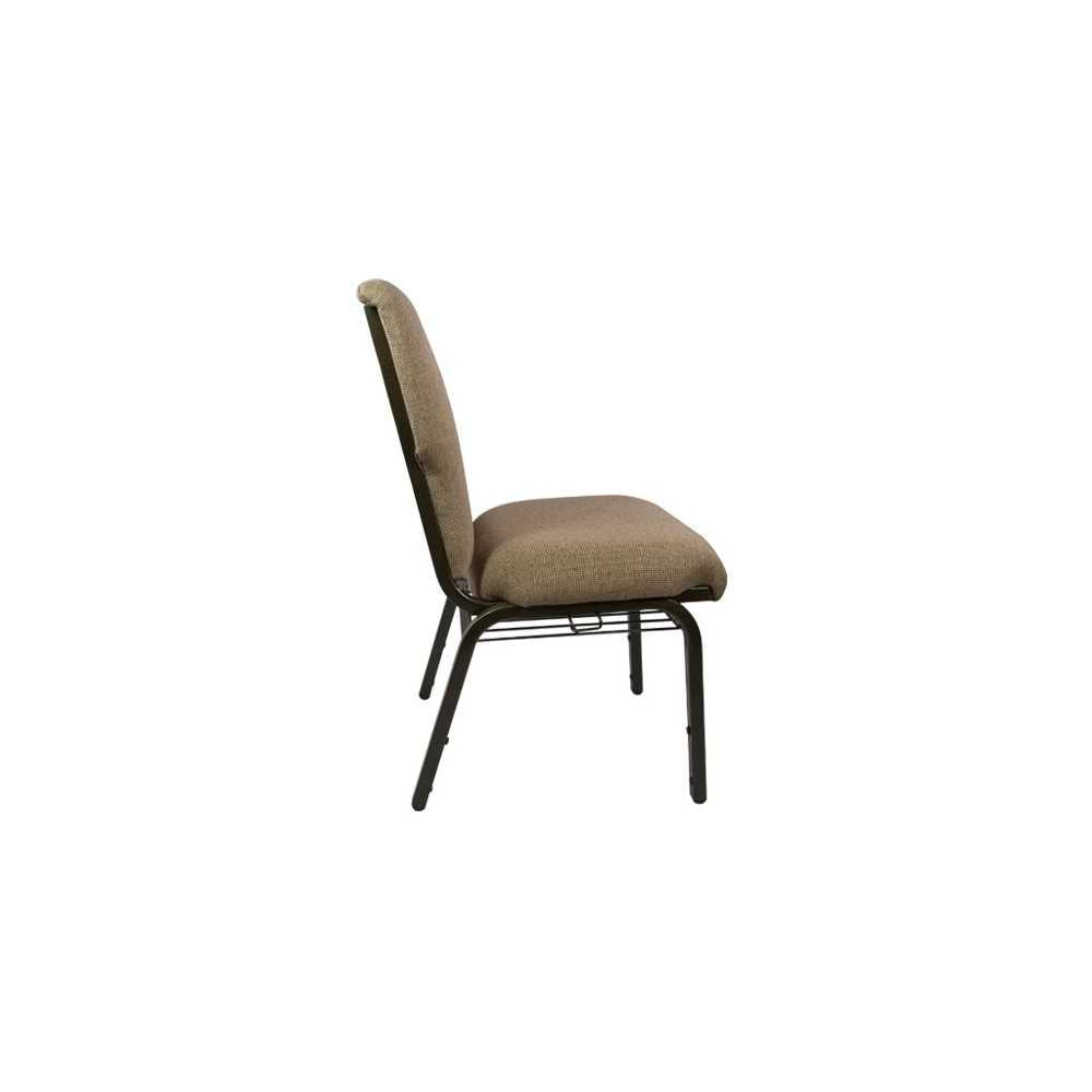 Advantage Mixed Tan Discount Church Chair - 21 in. Wide