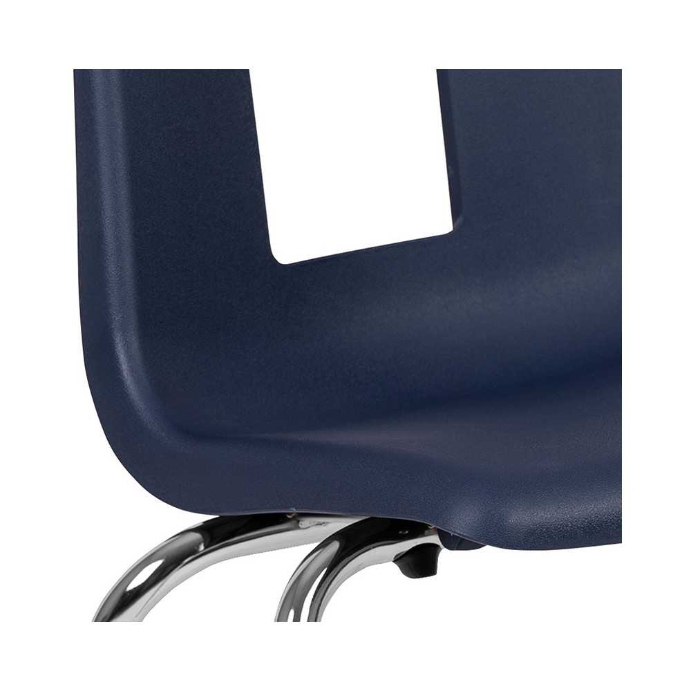 Advantage Navy Student Stack School Chair - 18-inch