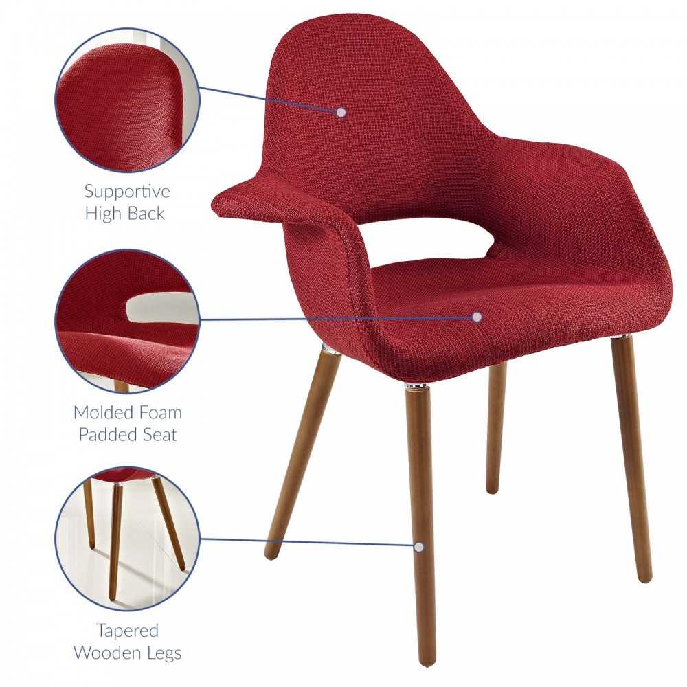 Aegis Dining Armchair, Red