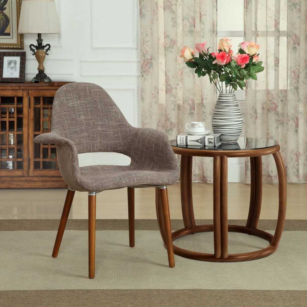 Aegis Dining Armchair, Taupe