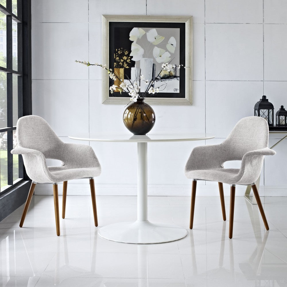 Aegis Dining Armchair Set of 2, Light Gray