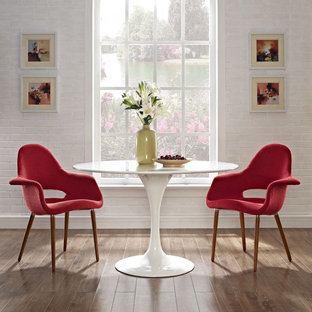 Aegis Dining Armchair Set of 2, Red