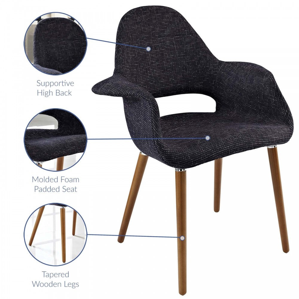 Aegis Dining Armchair, Black