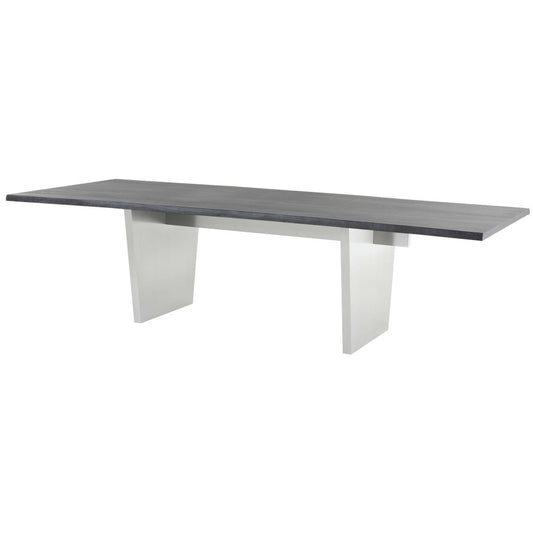 Aiden Oxidized Gray Wood Dining Table, HGNA456