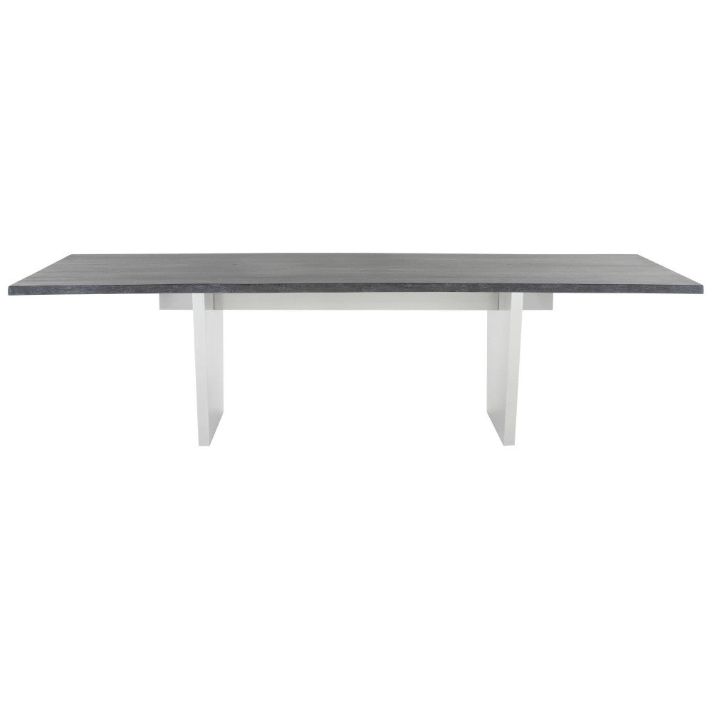 Aiden Oxidized Gray Wood Dining Table, HGNA456