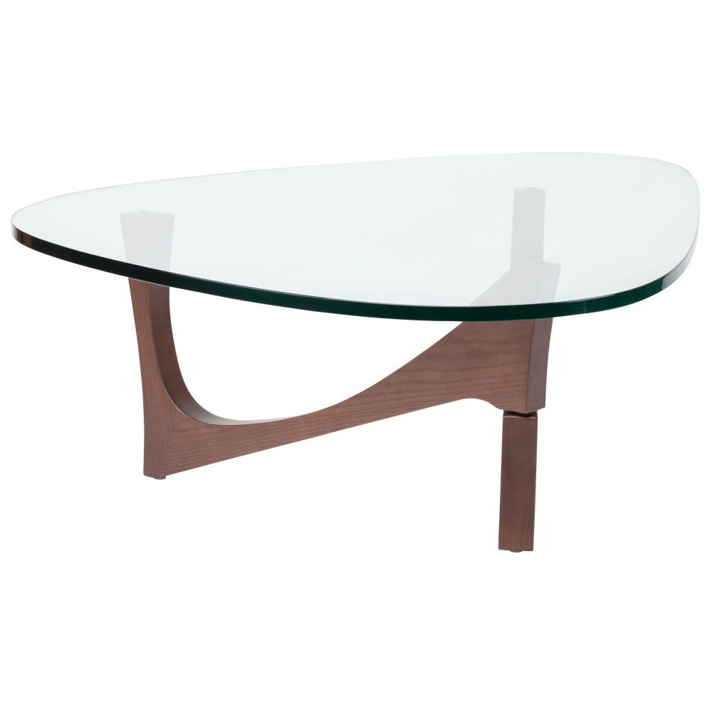 Akiro Walnut Wood Coffee Table