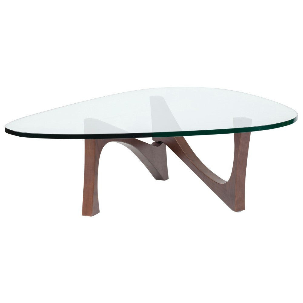 Akiro Walnut Wood Coffee Table