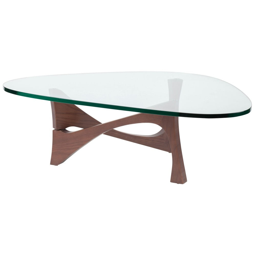 Akiro Walnut Wood Coffee Table