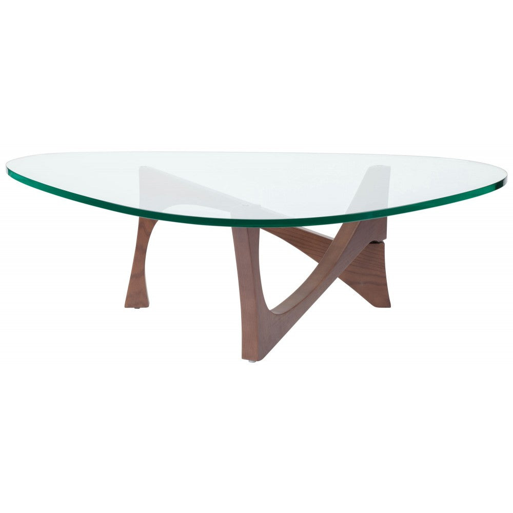 Akiro Walnut Wood Coffee Table