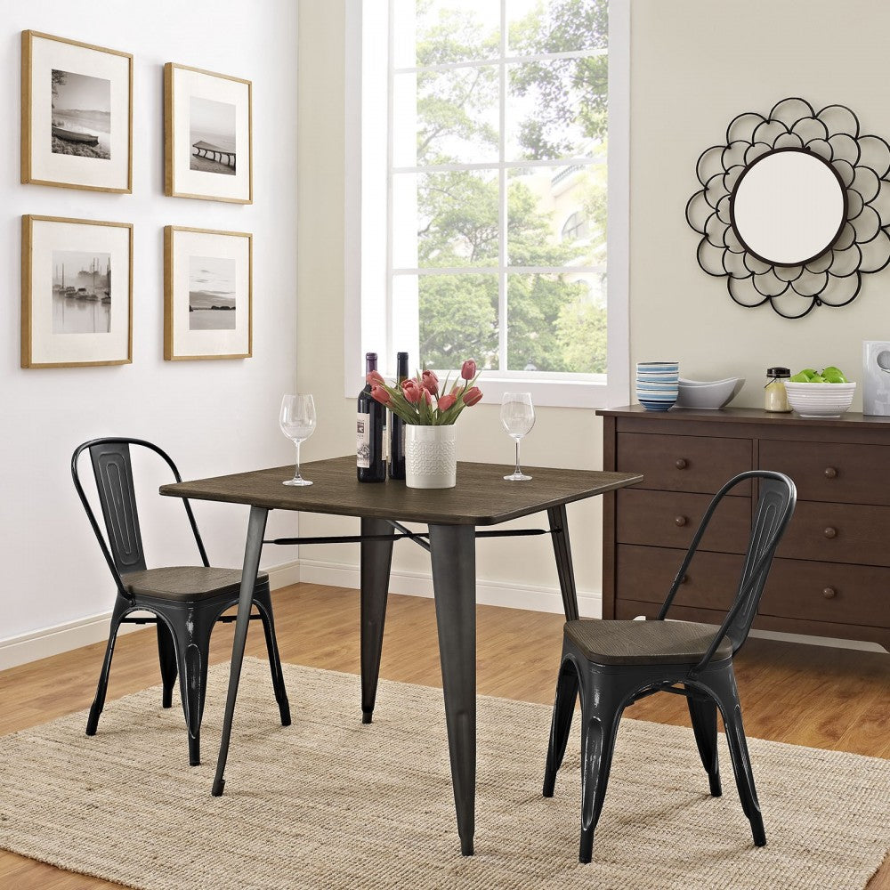 Alacrity 36" Square Wood Dining Table