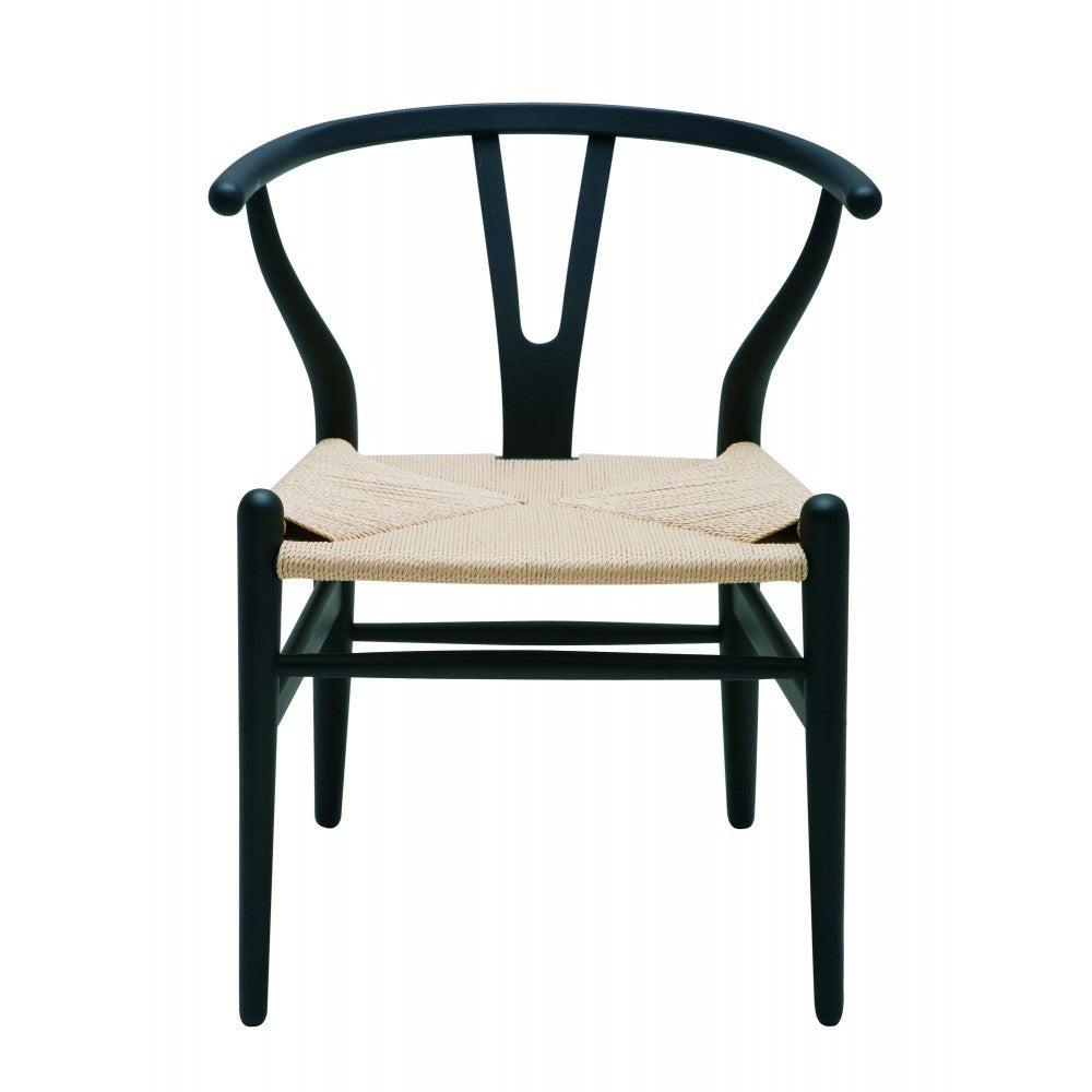 Alban Black Wood Dining Chair