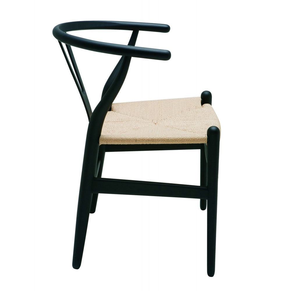 Alban Black Wood Dining Chair