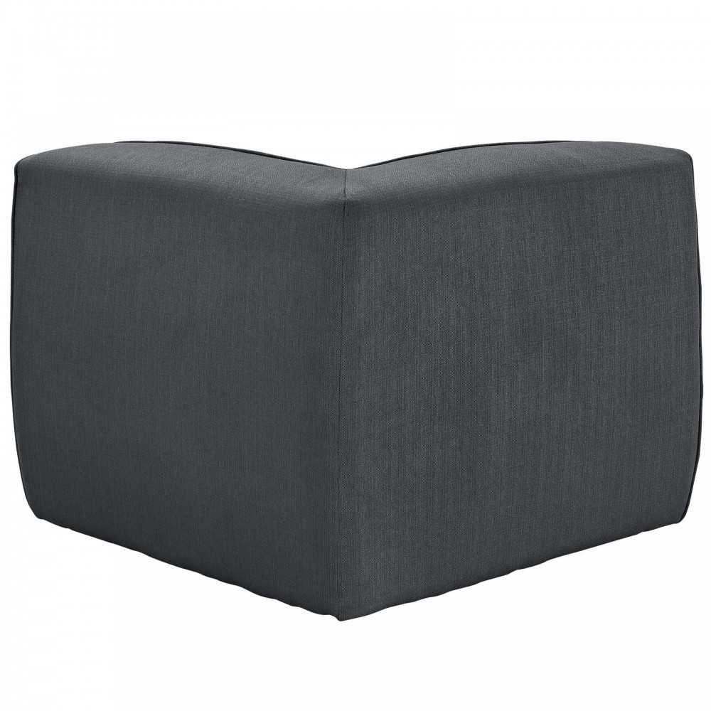 Align Upholstered Fabric Corner Sofa, Charcoal