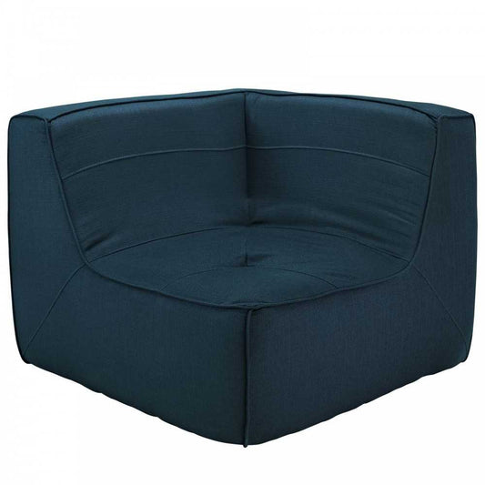 Align Upholstered Fabric Corner Sofa, Azure