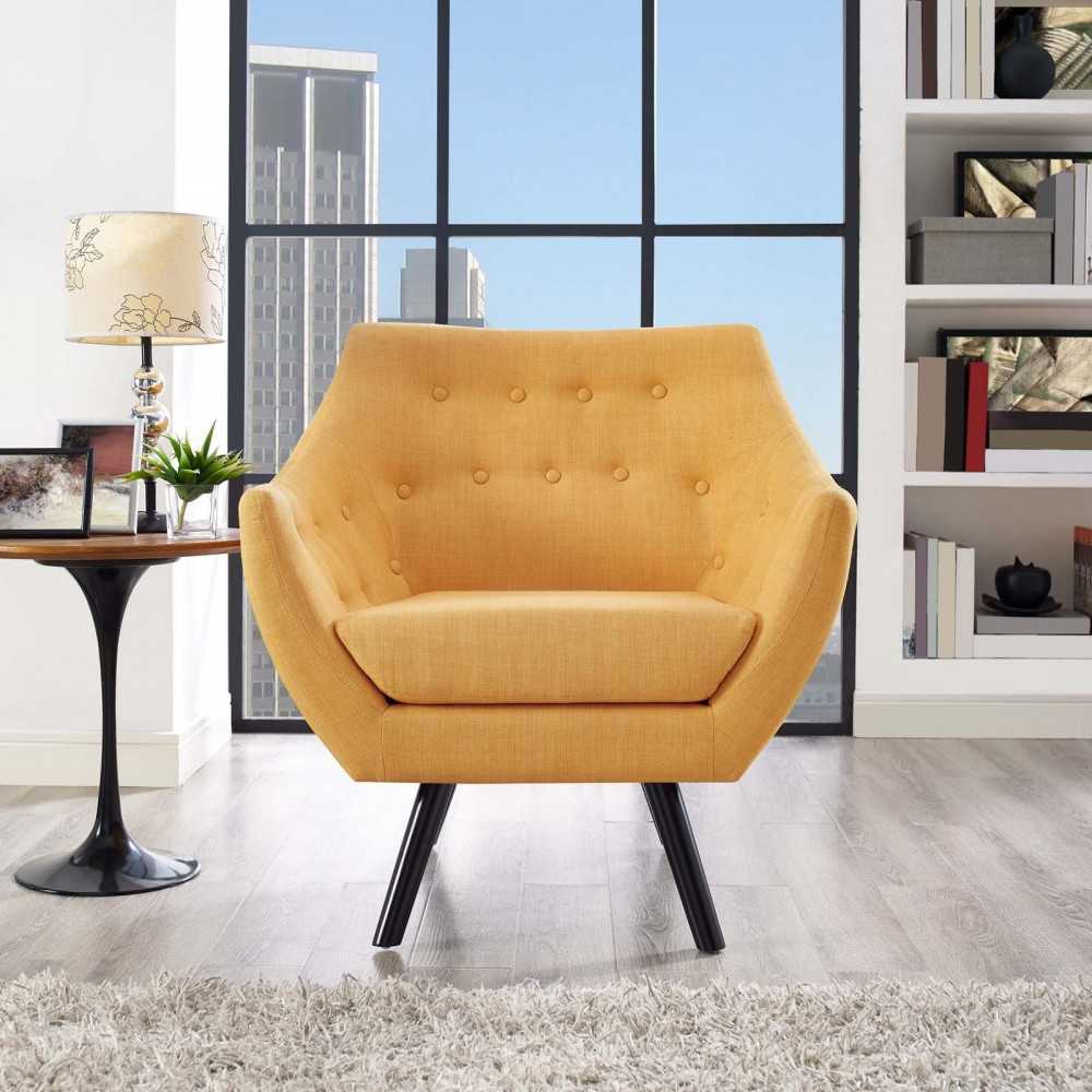 Allegory Armchair, Mustard