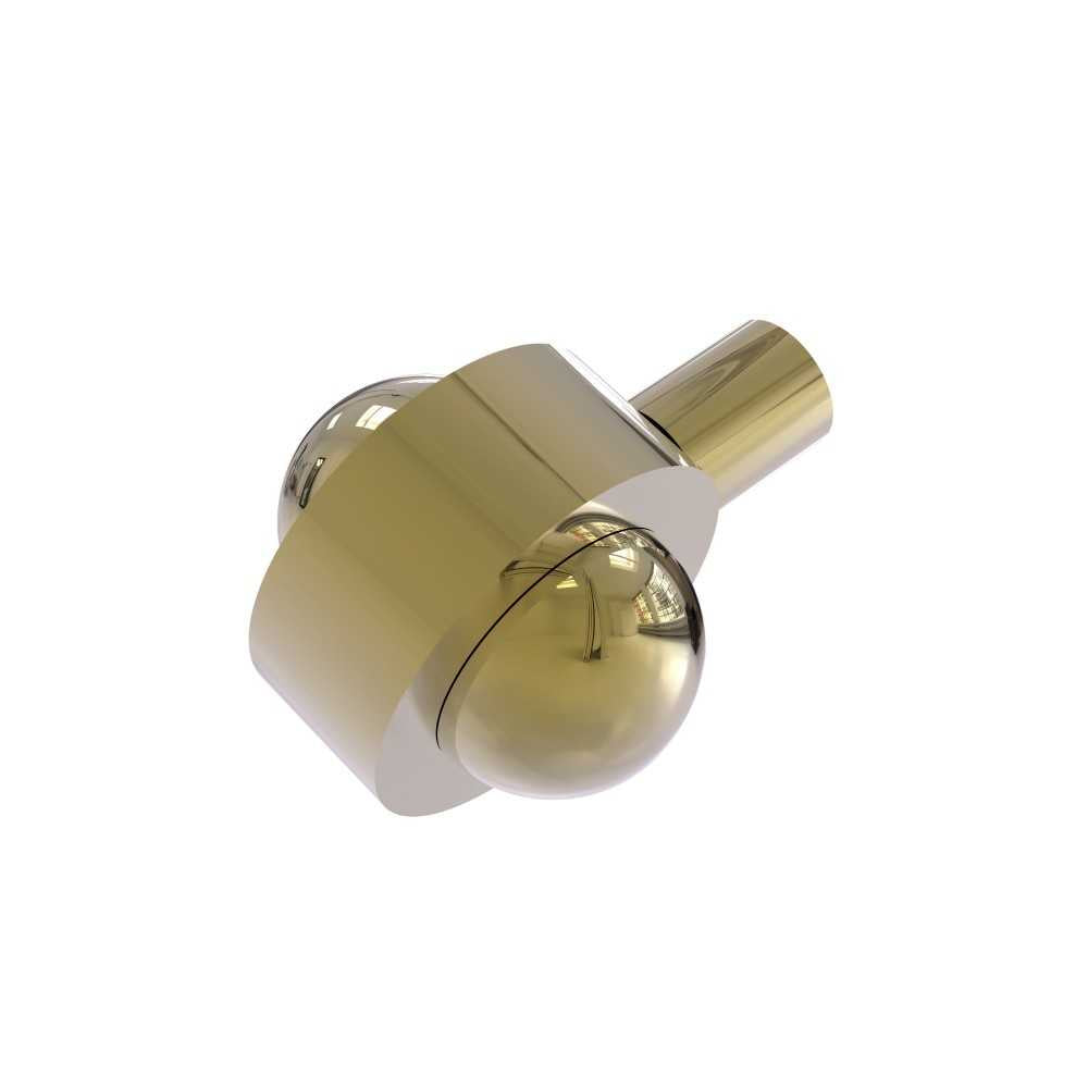 Allied Brass 1-1/2 Inch Cabinet Knob, 102A-UNL