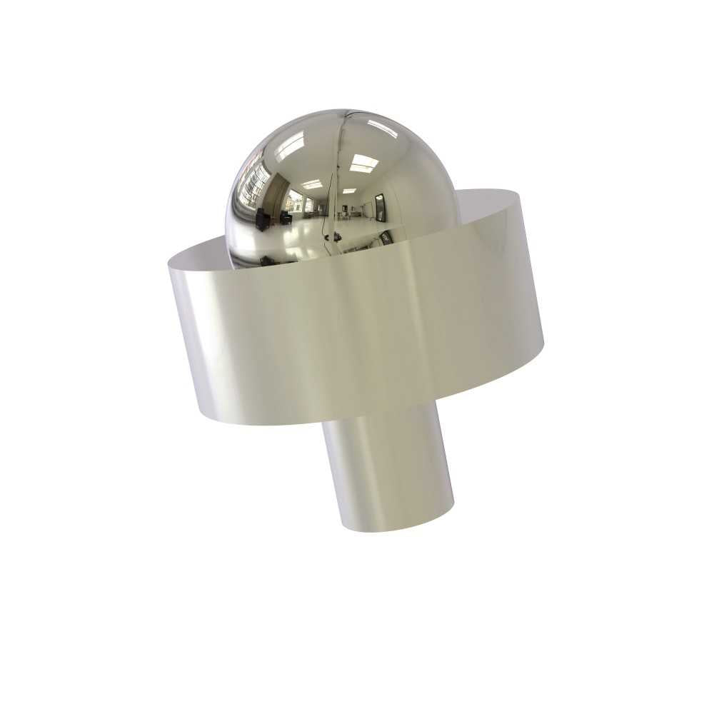 Allied Brass 1-1/2 Inch Cabinet Knob, 101A-PNI