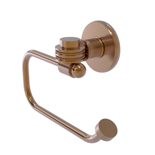 Allied Brass Continental Collection Euro Style Toilet Tissue Holder with Dotted Accents, 2024ED-BBR