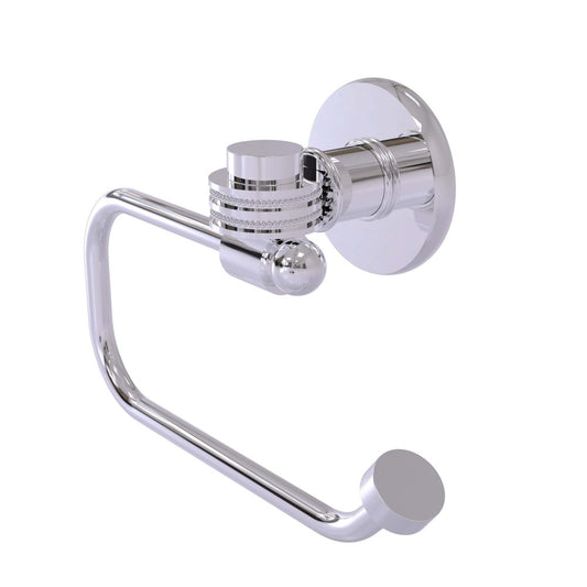 Allied Brass Continental Collection Euro Style Toilet Tissue Holder with Dotted Accents, 2024ED-PC