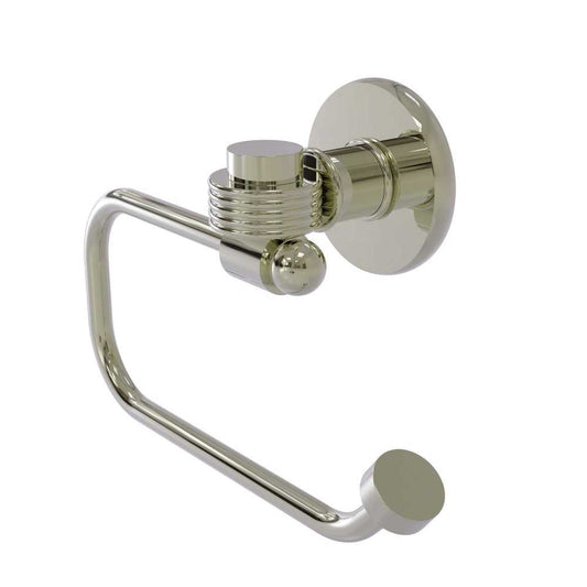 Allied Brass Continental Collection Euro Style Toilet Tissue Holder with Groovy Accents, 2024EG-PNI