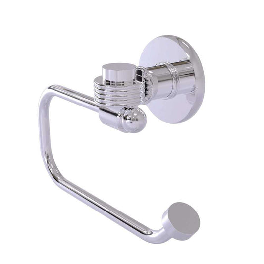 Allied Brass Continental Collection Euro Style Toilet Tissue Holder with Groovy Accents, 2024EG-PC