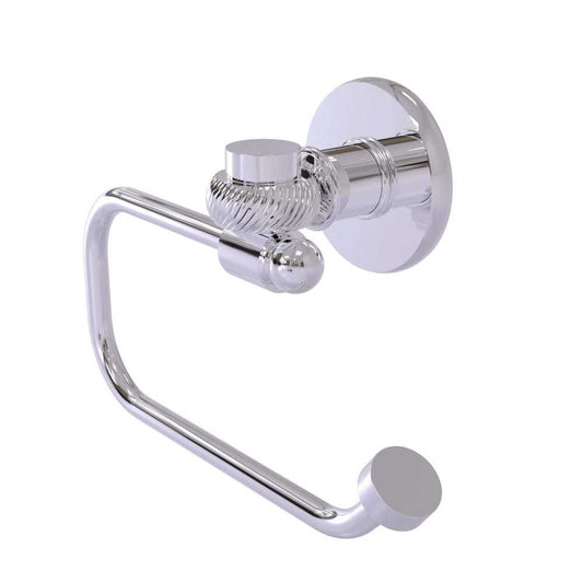 Allied Brass Continental Collection Euro Style Toilet Tissue Holder with Twisted Accents, 2024ET-PC