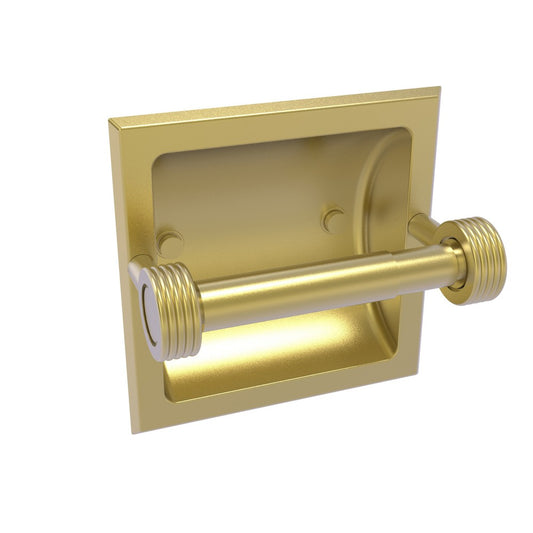 Allied Brass Continental Collection Recessed Toilet Tissue Holder with Groovy Accents, 2024-CG-SBR