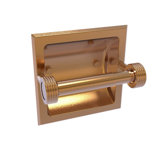 Allied Brass Continental Collection Recessed Toilet Tissue Holder with Groovy Accents, 2024-CG-BBR