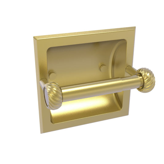 Allied Brass Continental Collection Recessed Toilet Tissue Holder with Twisted Accents, 2024-CT-SBR