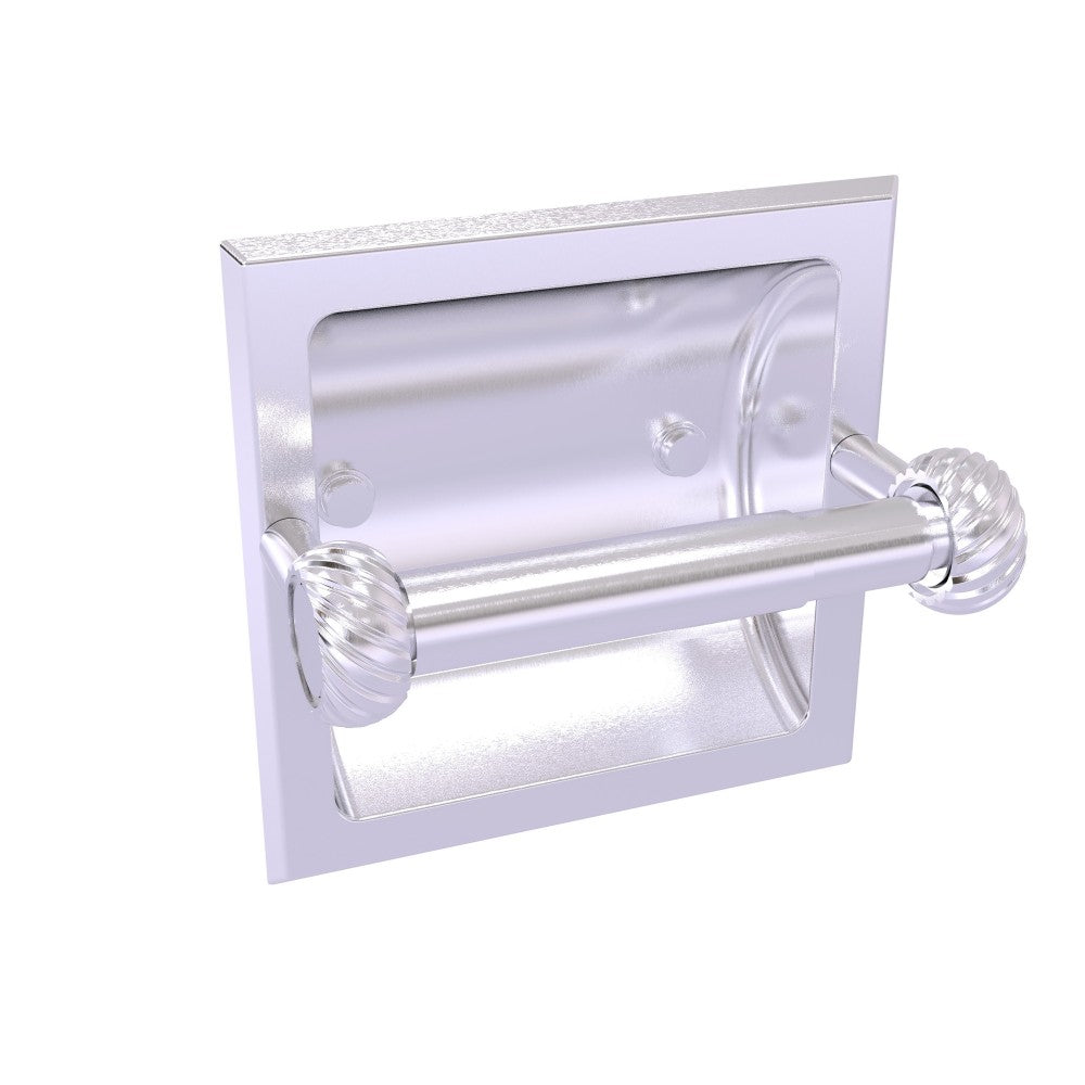 Allied Brass Continental Collection Recessed Toilet Tissue Holder with Twisted Accents, 2024-CT-SCH