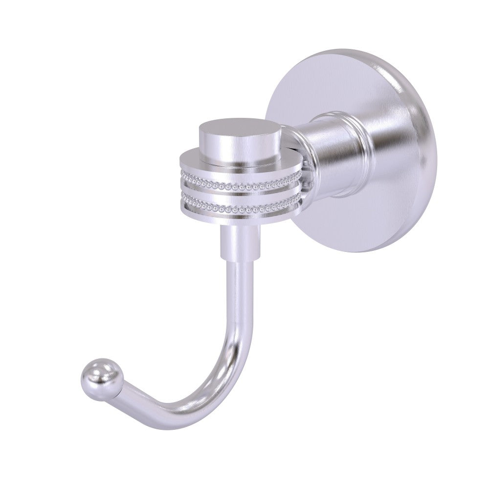Allied Brass Continental Collection Robe Hook with Dotted Accents, 2020D-SCH