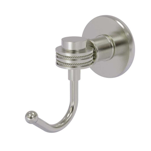 Allied Brass Continental Collection Robe Hook with Dotted Accents, 2020D-SN
