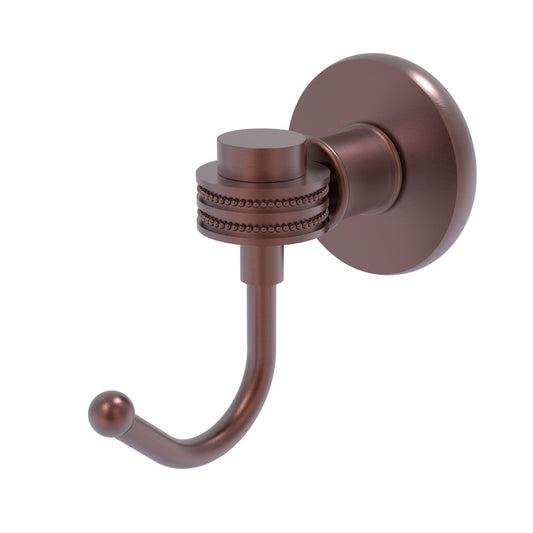 Allied Brass Continental Collection Robe Hook with Dotted Accents, 2020D-CA