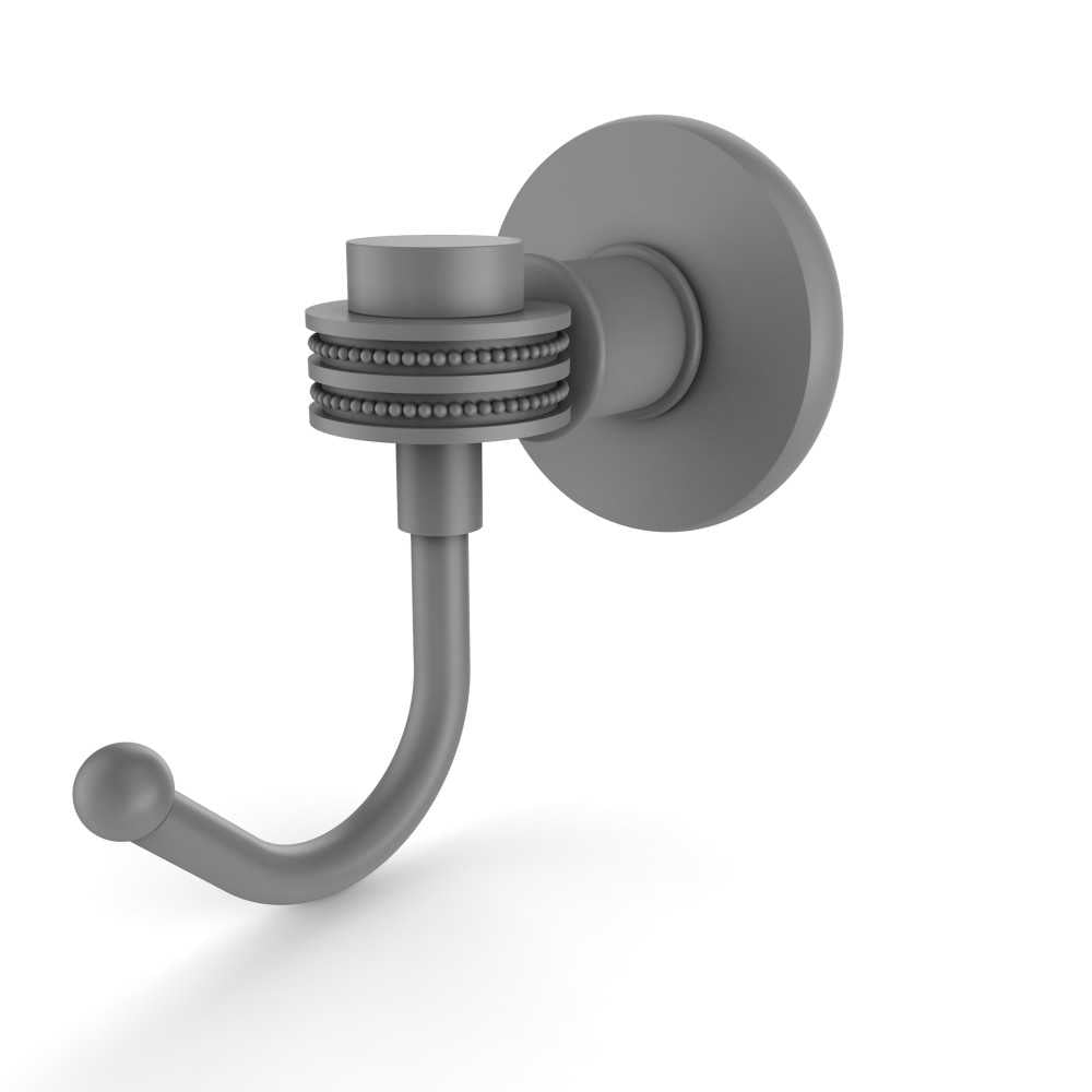 Allied Brass Continental Collection Robe Hook with Dotted Accents, 2020D-GYM