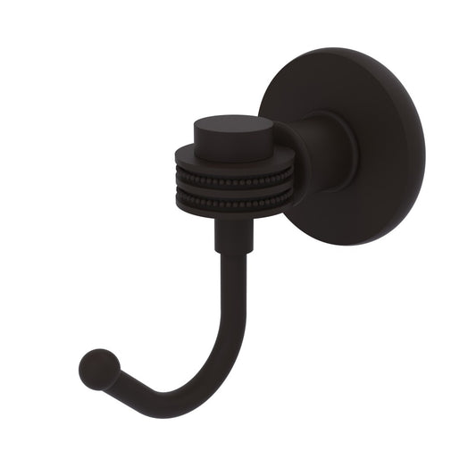 Allied Brass Continental Collection Robe Hook with Dotted Accents, 2020D-ORB