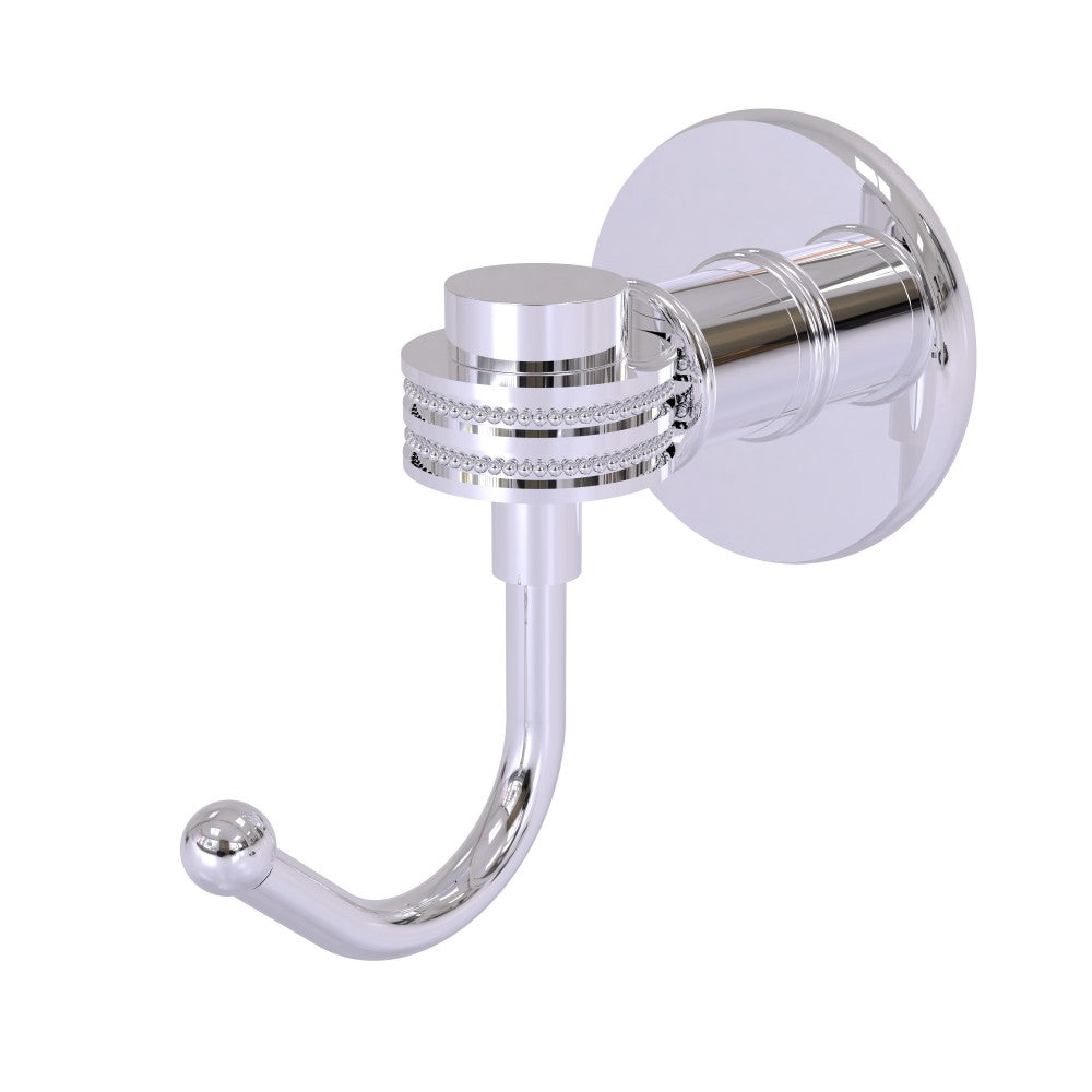 Allied Brass Continental Collection Robe Hook with Dotted Accents, 2020D-PC