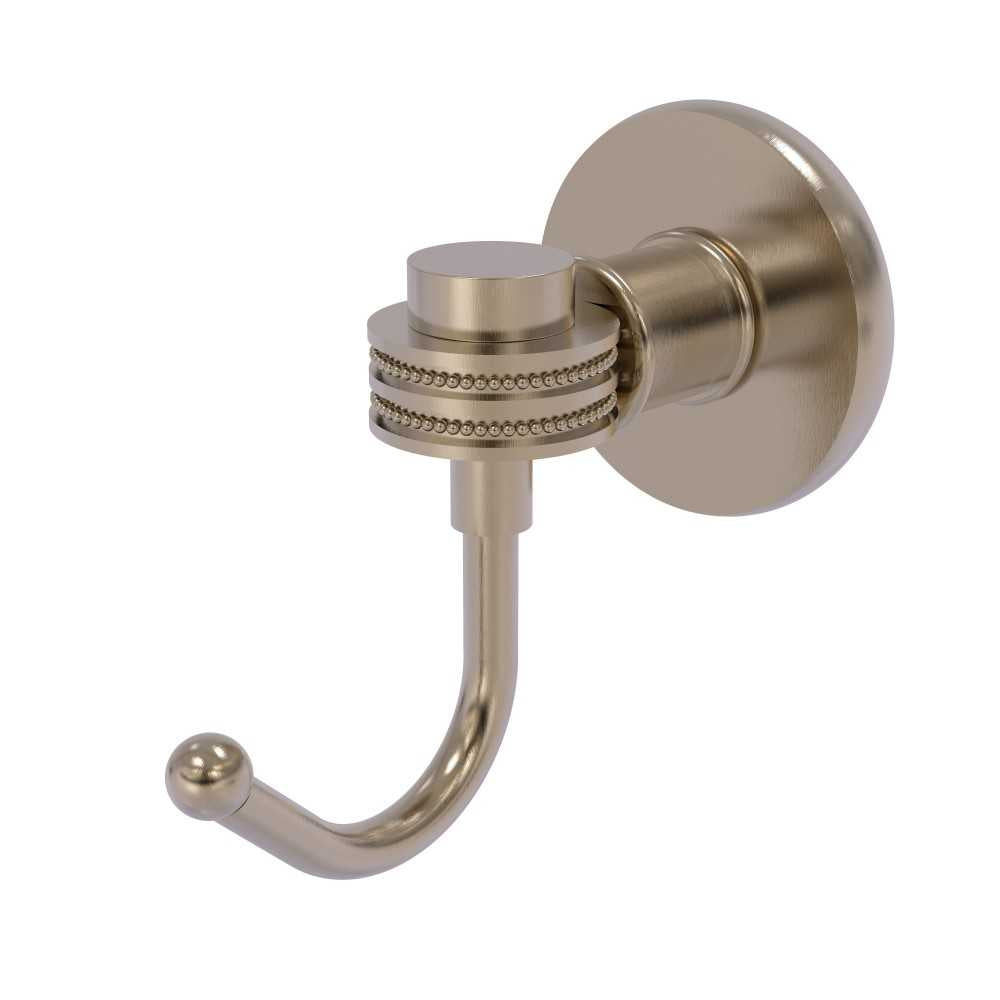 Allied Brass Continental Collection Robe Hook with Dotted Accents, 2020D-PEW