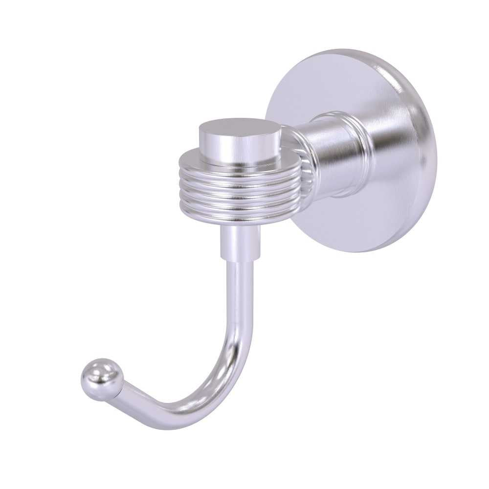 Allied Brass Continental Collection Robe Hook with Groovy Accents, 2020G-SCH