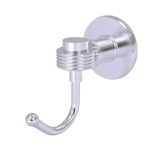 Allied Brass Continental Collection Robe Hook with Groovy Accents, 2020G-SCH