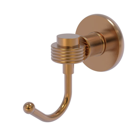 Allied Brass Continental Collection Robe Hook with Groovy Accents, 2020G-BBR