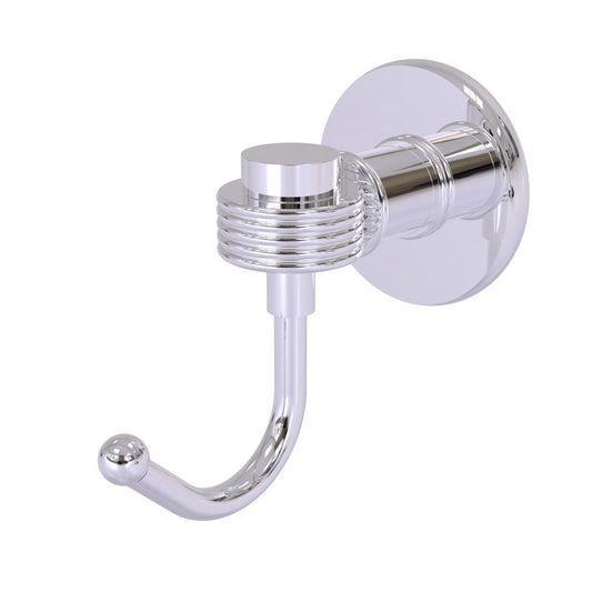 Allied Brass Continental Collection Robe Hook with Groovy Accents, 2020G-PC