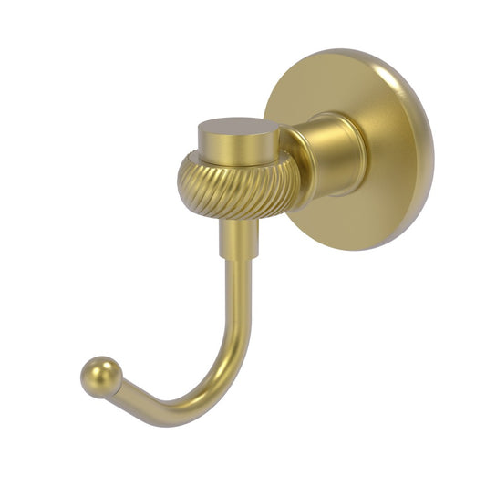 Allied Brass Continental Collection Robe Hook with Twist Accents, 2020T-SBR